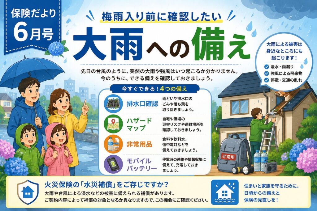 大雨への備え